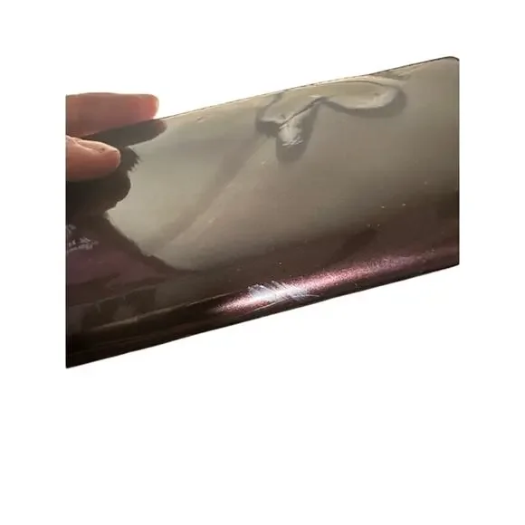 Beijo Shiny Purple Patent Leather Magnetic Fold Wallet Women’s - Picture 10 of 11